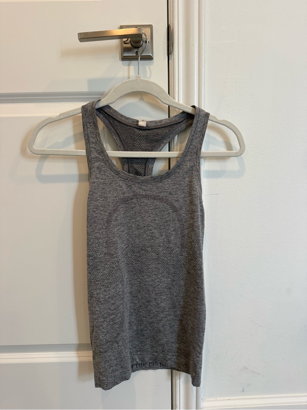lululemon athletica Heather Grey Racerback Tank